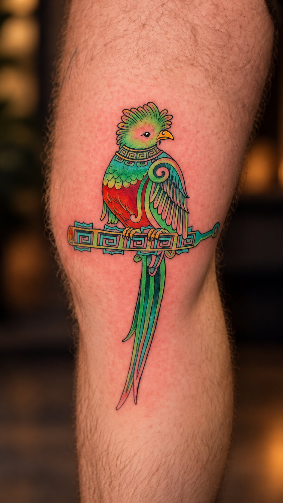 Quetzal tattoo by Fuego Sagrado